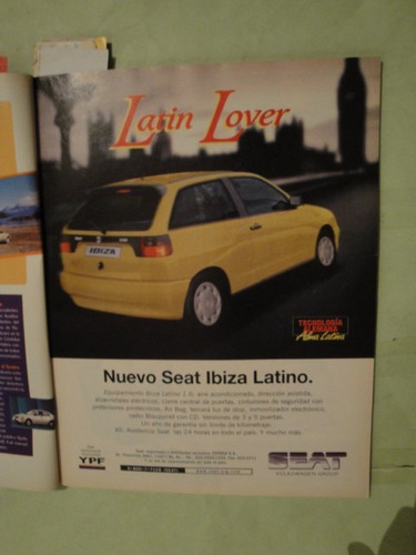 Publicidad Seat Ibiza Año 1998