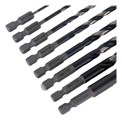 Set De Brocas De Impacto 8 Unidades Bosch