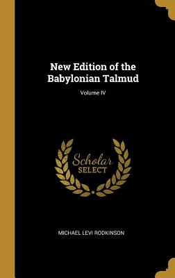 Libro New Edition Of The Babylonian Talmud; Volume Iv - R...