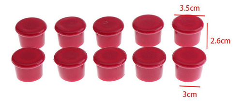 10 Unids Seguro De Silicona Vino Cerveza Botella Tapa