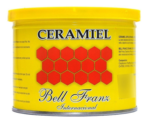 Ceramiel Bell Franz Cera Depilatoria Facial Corporal 500 Gr