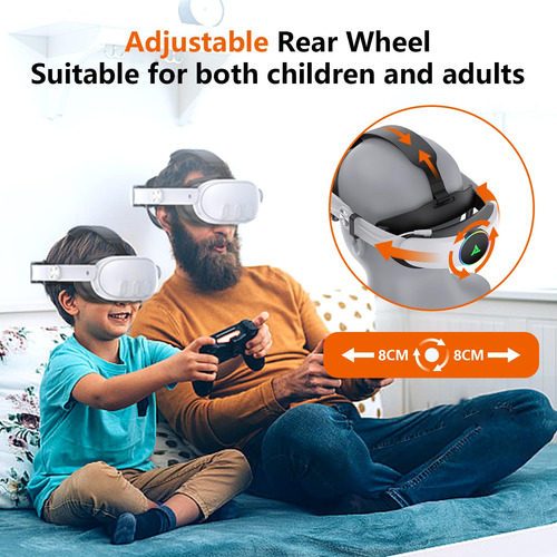 Foscomax Rgb Vr Headset For Oculus/meta Quest 3/3s Head S...