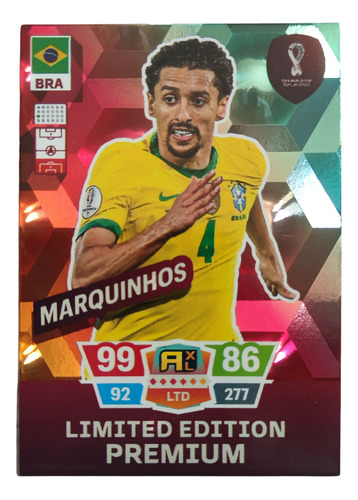 Carta Adrenalyn Xl Limited Edition Fifa World Cup Qatar 2022