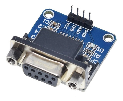 Módulo Conversor Rs232 Db9 Para Ttl Chip Max3232 Fêmea