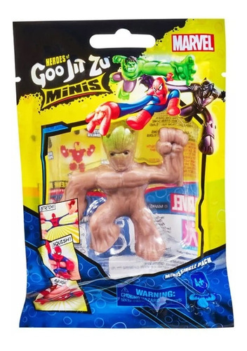 Brinquedo Boneco Goo Jit Zu Minis Marvel Groot Sunny 2692