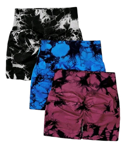 Calza Corta Push Up Tye Die