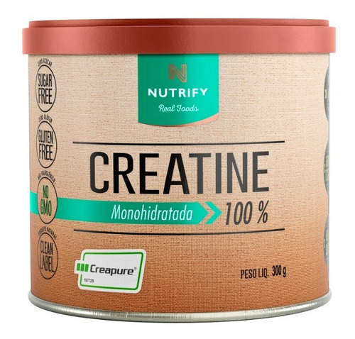 Creatina Nutrify 300g  Creatine 100% Monohidratada Creapure 