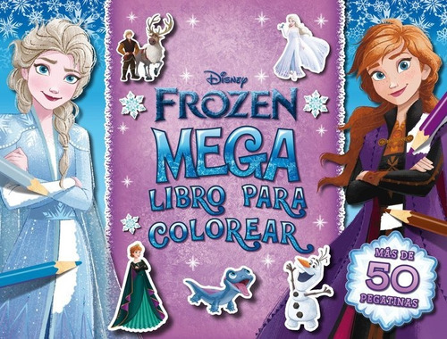 Libro Frozen. Megalibro Para Colorear 2 - Disney