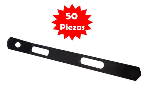 Pasador Para Cortina 2 Ranuras 45° 3/16  50 Pz (pas-cor2d)