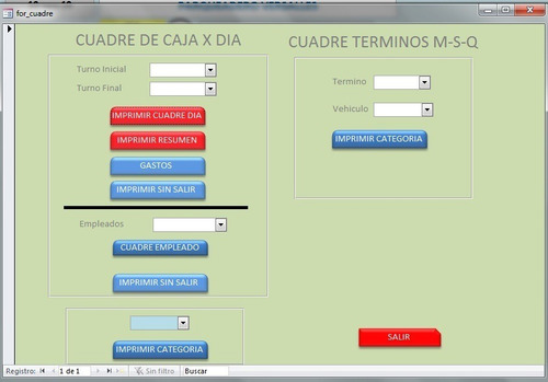 Parqueadero Programa / Software Sistema Codigo_barras Demo