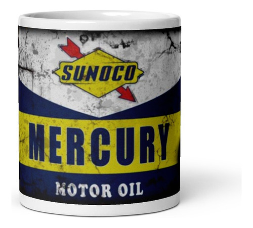 Taza Fierrera Sunoco Mercury Motor Oil - Orca