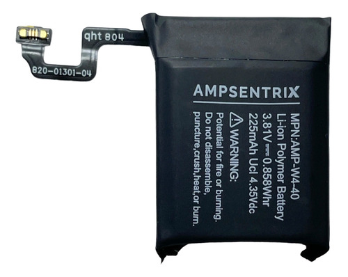 Bateria Ampsentrix Compatible Con Apple Watch Serie 4 / 40mm
