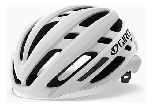 Capacete Giro Agilis Branco E Cinza In Mold Ciclismo- Isp Tamanho M