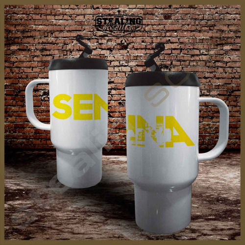 Imagen 1 de 2 de Jarro Termico Café | Formula 1 #071 | F1 Ayrton Senna