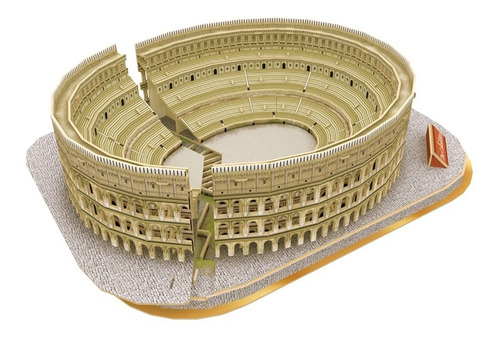 Puzzle 3d Coliseo Romano Original Natgeo Con Revista