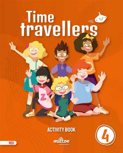 Libro Time Travellers 4 Red Activity Book English 4 Prima...