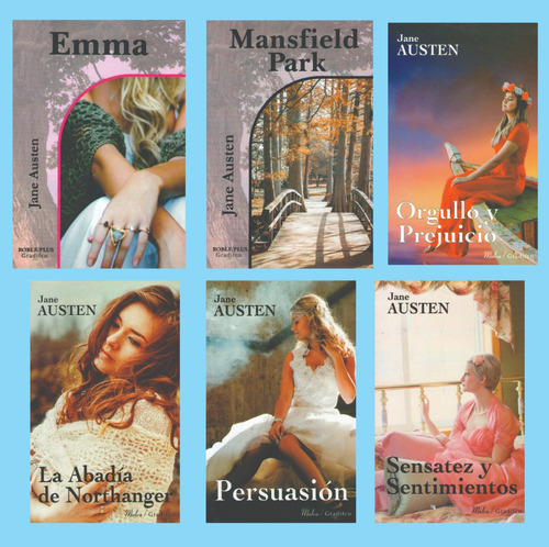 Jane Austen 6 Libros - Orgullo Y Prejuicio Emma Y +