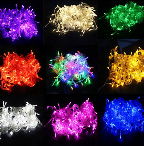 4 Serie Tira De Luces Led 100 Luces Decoracion Iluminacion