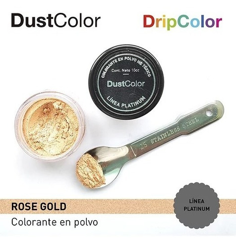 Colorantes En Polvo Platinum Rose Gold - Dust Color
