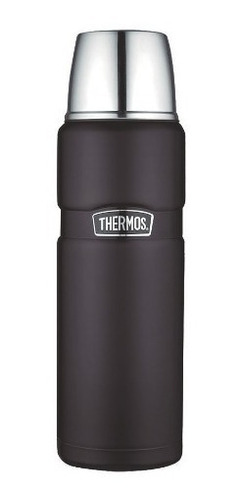 Termo Líquidos King Acero Inox Negro 470ml Thermos