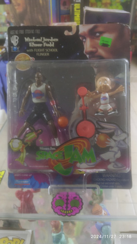 Warner Bros Space Jam, Michael Jordan & Elmer Fudd Figuras (Usado)