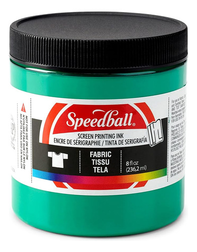 Speedball Tinta De Impresión De Pantalla De Tela, 8 Onzas, V