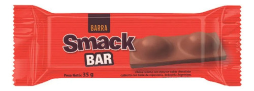 Smack Barra Rellena Mouse Chocolate 35grs X 12 Unidades