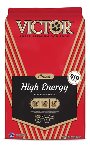 Victor Super Premium Dog Food  High Energy Dry Dog Food For