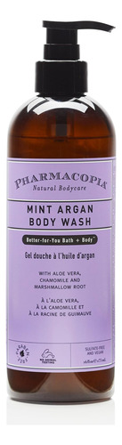 Pharmacopia Mint Argan Wash - Gel De Ducha Natural, Limpiado