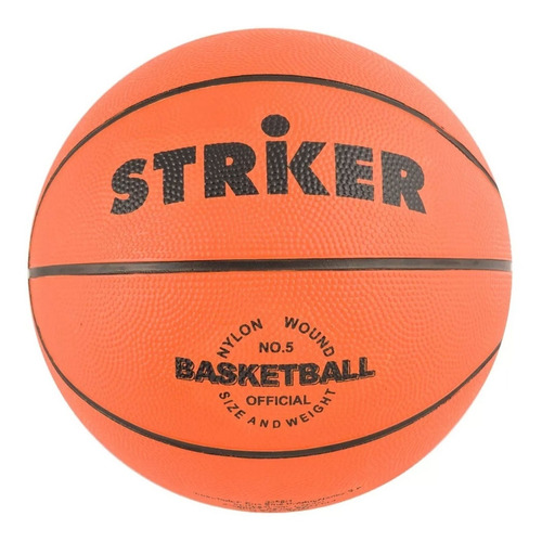 Pelota De Basquet N 5 Striker Basket Goma Vulcanizada Mini