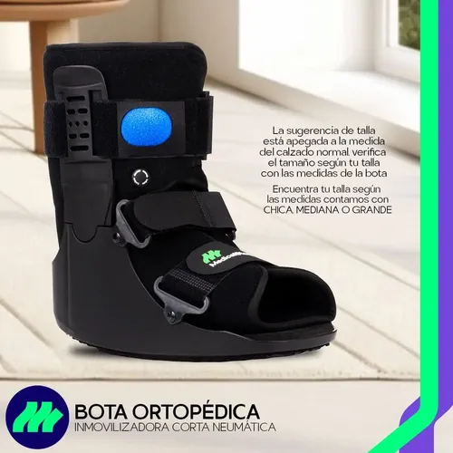 Ferula Bota Corta Valvula Inmovilizador Tobillo Neumática | Envío gratis