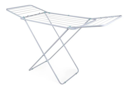 Varal Para Roupa De Chão Com Abas Maxi Retrátil Dobrável Mor Cor Branco