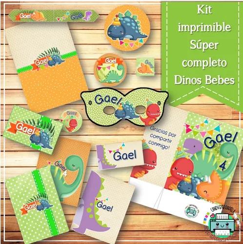 Kit Imprimible Y Candy Bar Dinosaurios Kit Imprimible Y Candy Bar Dinosaurios