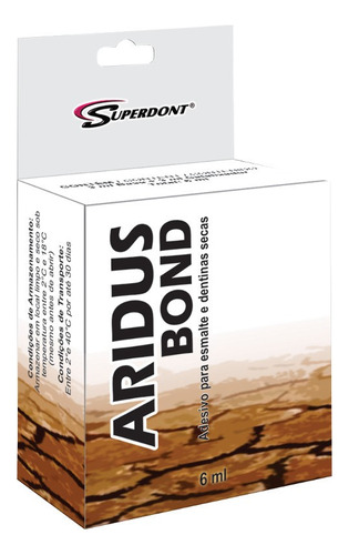 Adesivo Aridus Bond Com 3ml Base + 3ml Catalisador Superdont