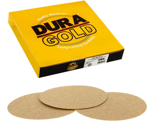 10 Lijas Orbital Adhesivas Dura-gold De 20cm Grano 40