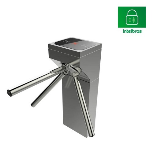 Catraca Pedestal Inox Cap 3000 Bidirecional Intelbras