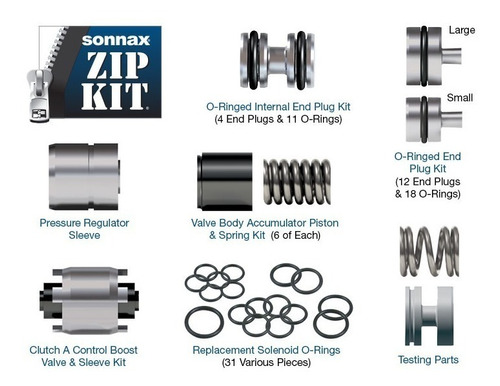 6r60 6r75 6r80 Zf6hp19 Zf6hp26 Zf6hp32 Zip Kit(gen 1) Sonnax