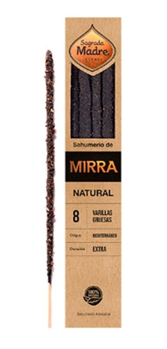 Sahumerio Artesanal Natural Sagrada Madre Mirra