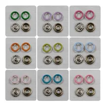 Comprar Broches R15 En Colores Metálico, Broches Bebé Body - 100unid