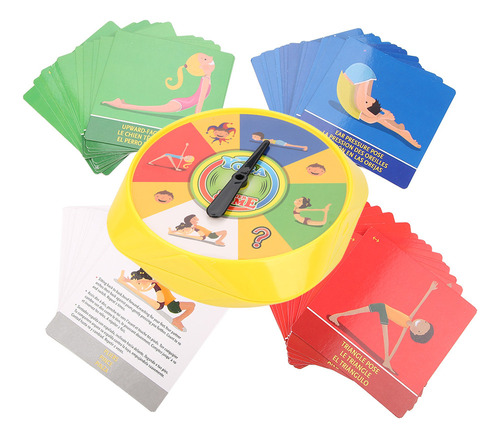 Juego Interactivo De Cartas Para Niños Con Postura De Yoga P