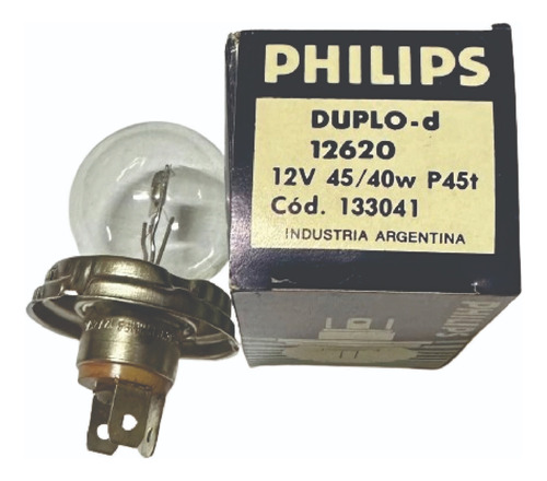 Lampara Optica Auto - Moto Pt45 12v 45/40w Marca Philips