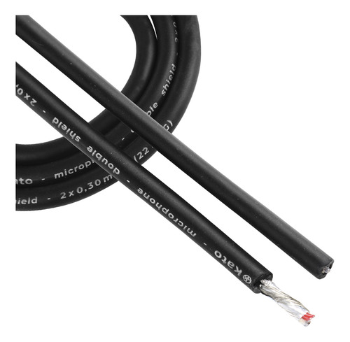 Cabo Microfone Balanceado Stereo 100 Metros Dupla Blindagem