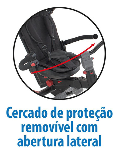 Triciclo Smart Fases - Dobrável Reclinável E Reversível