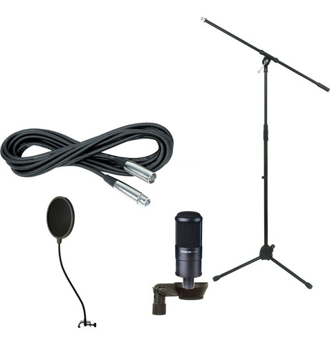 Combo Microfono Condensador Grabacion  Takstar Sm8b Envio