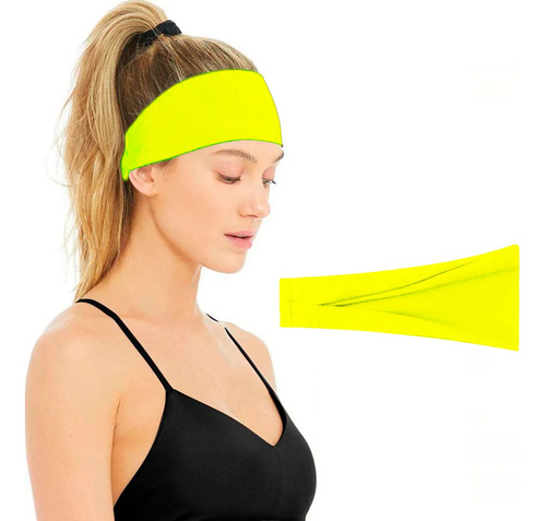 Faixa Cabeça Cabelo Corrida Academia Yoga Headband Ciclismo