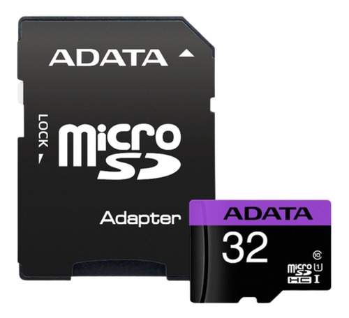 Tarjeta Microsd 32gb Con Adaptador Adata