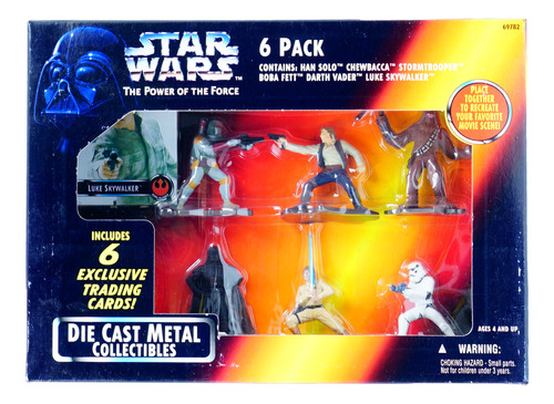 Star Wars Pof Die Cast Metal Collectible 6 Pack