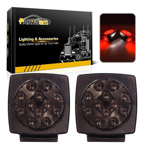 Luces Led Led Sumergibles Cuadradas Partsam De 12 V Ahumadas