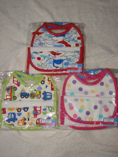 Set De Babero Y Babita En Pique, Bebe, Regalo,baby Shower