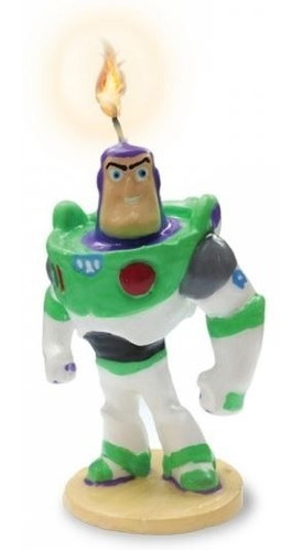 Vela Velita Buzz Lightyear Toy Story Cera Figura Cumple Gm